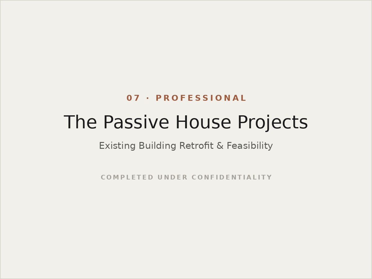 Existing building retrofit & feasibility